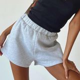 Princess Polly Florida Sweat Shorts Gray Photo 0