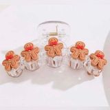 Romwe  Christmas Gingerbread Man Hair Claw #299 Photo 0