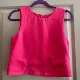 Banana Republic Bright Pink Cropped Tank Photo 0