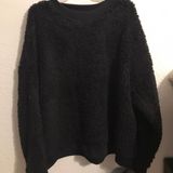 secret treasures Black Fuzzy Pullover  Photo 0