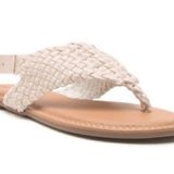 Qupid Nude Braided Gladiator Sandals NWB Size 6 Photo 0