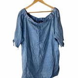 Velvet Heart Off The Shoulder Chambray Top Photo 0