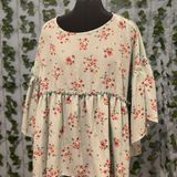 Vine & Love floral flowy top Photo 0