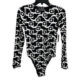 Hurley  Mod Max Tie Back Long Sleeve Cheeky Swim Surf Suit Rash Guard Sz Medium Photo 0