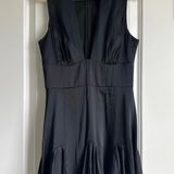 Abercrombie & Fitch Abercrombie black satin dress, small Photo 0