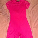 Hot Pink Romper Size L Photo 0