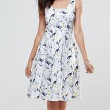 FRNCH Printed Skater Dress Photo 0
