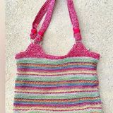 The Sak Multicolor Crochet Hobo Bag Photo 0