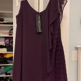 Betsy and Adam Purple Bodycon Dress  Photo 0