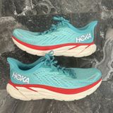 Hoka Size 9.5 -  One One Clifton 8 Aquarelle W Photo 0