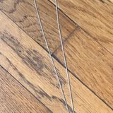 Funky Hammered Metal Circle Necklace Silver Photo 0