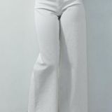 ZARA Brand New White Jeans Wide-Leg Straight Photo 0