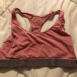 Calvin Klein pink and grey  bralette Photo 0