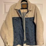American Eagle Outfitters Sherpa Jean Jacket Photo 0