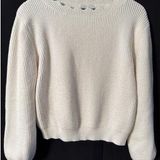 Jun & Ivy Women’s  Pullover Sweater Ivory Size M Photo 0