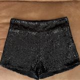 Soprano  Black Sequin Shorts Small Photo 0