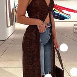 Pretty Little Thing Flowy Maxi Top/dress Photo 0