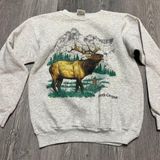 Tultex  Vintage North Carolina Moose Crewneck Sweatshirt Photo 0