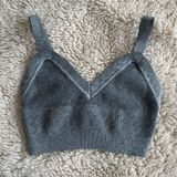 Wild Fable Gray Knit Bralette NWT / size XS Photo 0