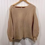14th & Union  boatneck ribbed knit ottoman pullover sweater Photo 0