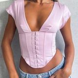 White Fox Boutique White Fox Corset Top Photo 0