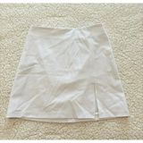 Princess Polly NWT Linen look mini slit skirt Photo 0
