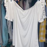 H.I.P. Heart Off The Shoulders Shirt Photo 0