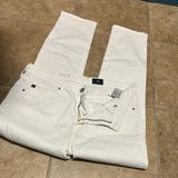AG Adriano Goldschmied Women’s White Crop Jeans Photo 0