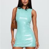 Princess Polly Blue Sequin  Romper  Photo 0