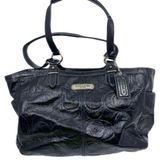 Coach  Large Patent Leather Black Shoulder Bag Photo 0