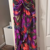 London Times  Bright Floral Maxi Dress Photo 0