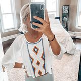 Happening in the present Sheer Top Photo 0