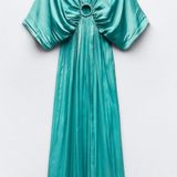 ZARA teal Jumpsuit Photo 0