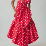 Anthropologie Atsu Sally Bow Midi Dress Photo 0