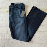 7 For All Mankind Original Bootcut Jeans NWT size 32 Dark Wash Denim 35” Inseam Photo 0