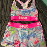 Playboy PSD Sports Bra And Boxer Set Photo 0
