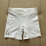 Under Armour White Elastic Athletic Shorts Photo 0