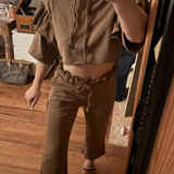 Dance & Marvel Brown Sweat Set Photo 0