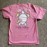 Simply Southern unicorn turtle t shirt Photo 0