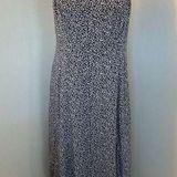 Old Navy 6.  Sleeveless Floral Sundress Blue Maxi Dress Size Large Photo 0