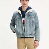 Levi's Levi’s Sherpa-Lined Denim Trucker Jacket Photo 0