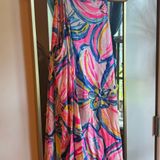 Lilly Pulitzer The Sunny Side Margot Swing Dress Pink Sunset Size L Photo 0
