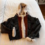 We The Free  Denim Teddy Jacket Photo 0