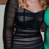 Lucy in the Sky  Black Ryder Mini Dress Photo 0