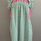 THML  Ruffle Sleeve Embroidered Dress Size XS EUC Photo 0
