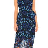 Elliatt Times Dress In Blue-Multi Photo 0