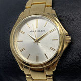 Anne Klein Gold Tone Stainless Steel Watch Working New Battery Photo 0