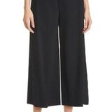 Vince Crop Wide Leg Pants In Black 6 Photo 0