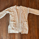 Pink Rose  beige cardigan  size small Photo 0
