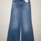 frame denim frame le palazzo blue denim wide leg licke jeans Photo 0